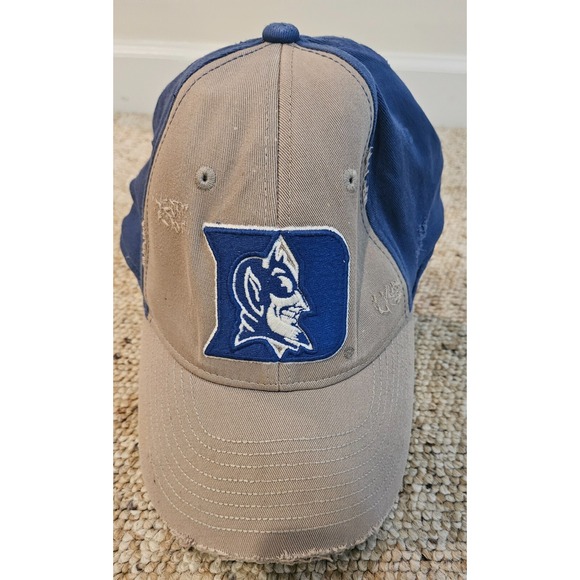 Duke Blue Devils Hat Distressed Dad Hat Baseball Cap‎ - Picture 1 of 12